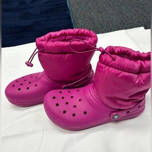 Kids Pink Winter Boots
